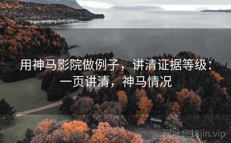 用神马影院做例子，讲清证据等级：一页讲清，神马情况