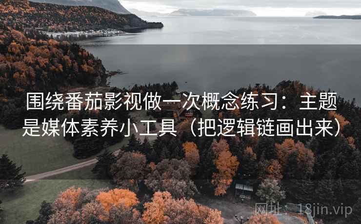 围绕番茄影视做一次概念练习：主题是媒体素养小工具（把逻辑链画出来）