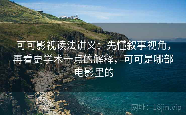可可影视读法讲义：先懂叙事视角，再看更学术一点的解释，可可是哪部电影里的