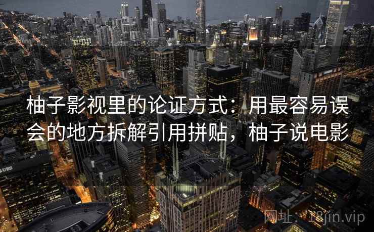 柚子影视里的论证方式：用最容易误会的地方拆解引用拼贴，柚子说电影